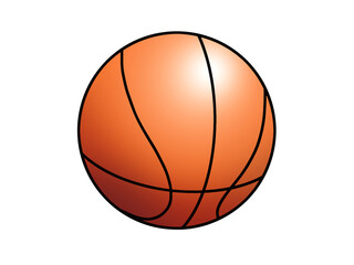 Fototapeta premium Close-up of a basketball