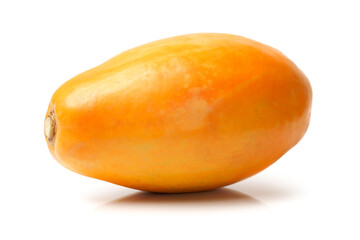 papaya isolated on white background