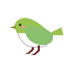 シンプルなうぐいすのイラスト