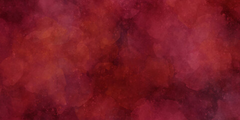 red background wall made on real plaster old red grungy wall background or texture. Red smoke on the dark background