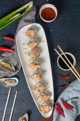 grilled salmon on a plate