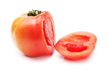 tomato isolated on white