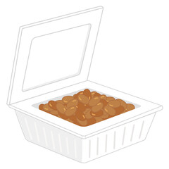 パック入りの納豆