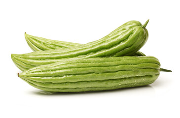 Bitter melon , Bitter gourd on white background