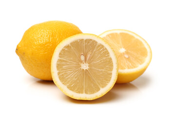 lemon isolated on white