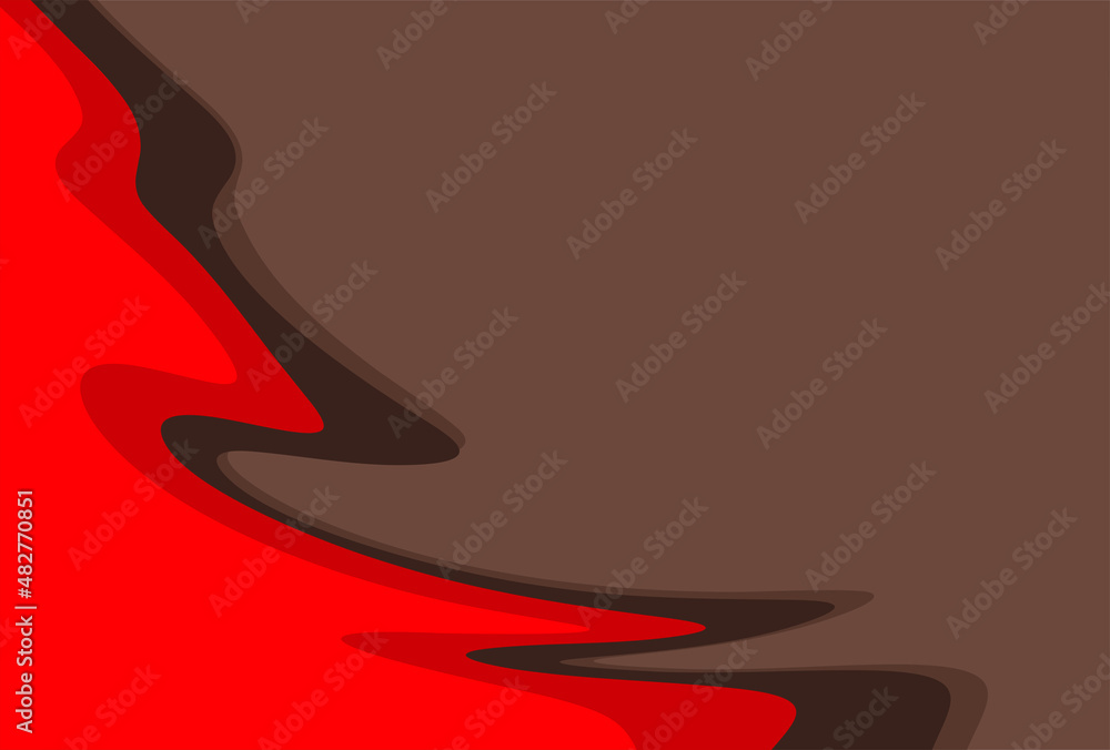 Poster simple background with melting liquid pattern and some copy space area