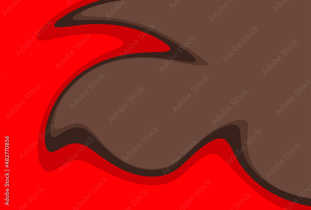 Poster simple background with melting liquid pattern and some copy space area