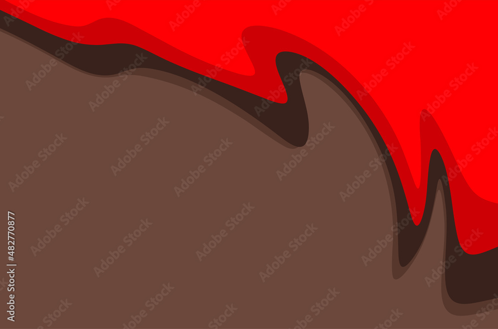 Aufkleber simple background with melting liquid pattern and some copy space area