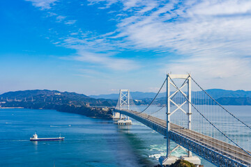【徳島県】大鳴門橋と鳴門海峡のうず潮