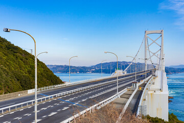 Fototapeta na wymiar 【徳島県】大鳴門橋