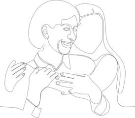 happy family portrait mothers or international womans day holiday celebrations concept elderly. Vector illustration