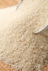 white rice background