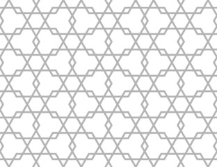 Fototapeta premium The geometric pattern with lines. Seamless vector background. White and gray texture. Graphic modern pattern. Simple lattice graphic design.