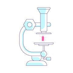 Microscope pharmaceutical instrument for microbiology magnifying too