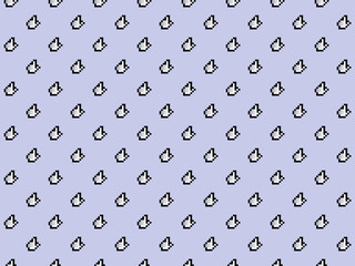 Pixel pointing hands background - seamless high res pattern