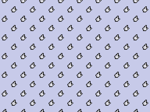 Pixel pointing hands background - seamless high res pattern
