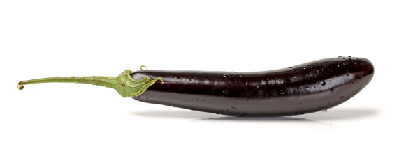 aubergine isolated on white background