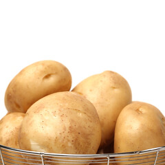 potatoes in a basket