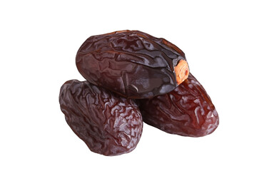 royal dry dates lie on a white background