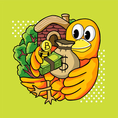 cartoon bird illustration