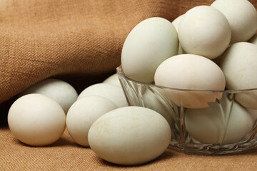 Duck eggs