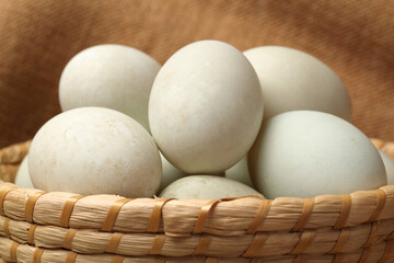 Duck eggs