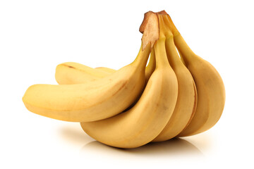bananas isolated on white background