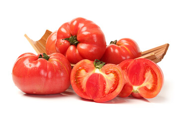tomato on white background