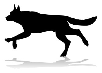 Dog Silhouette Pet Animal