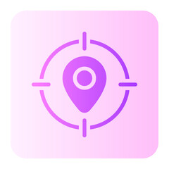 search location gradient icon