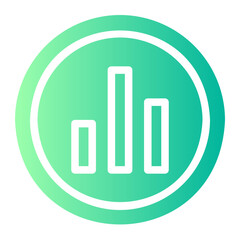 data analysis gradient icon