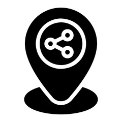share location glyph icon