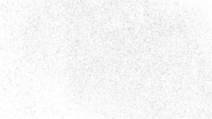 White And Grey Halftone Dotted Backdrop. Abstract Circular Retro Pattern. Pop Art Style Background. Silver Explosion Of Confetti. Digitally Generated Image. Vector Illustration, Eps 10.  