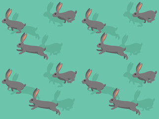 Rabbit Continental Giant Seamless Wallpaper Background