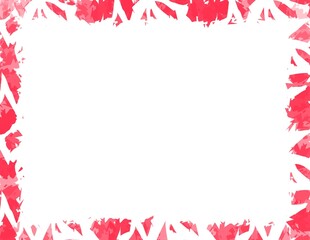 柄のあるピンクの枠