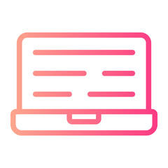 web programming gradient icon