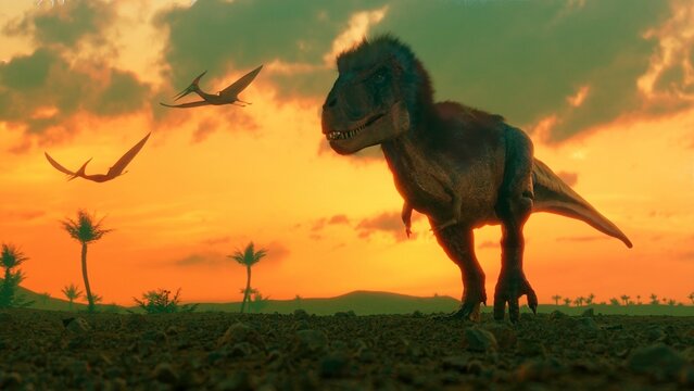 Artwork of Tyrannosaurus