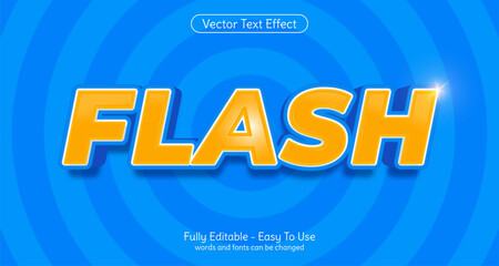 Creative 3d Flash, editable style effect template