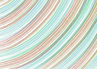 Abstract art background with wavy red, blue and green colors lines. Backdrop with curve fluid striped ornate.