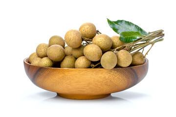 bowl of longan fruit