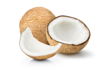 coconut on white