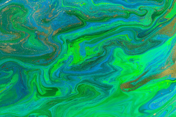 Fototapeta na wymiar Ocean wave imitation abstract marble blue texture.