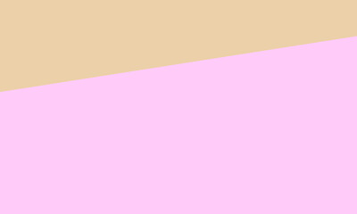 peach background with brown slanted square on top
