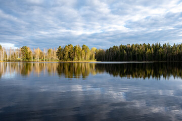 Beautiful view over the lake
