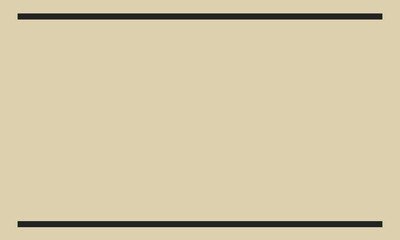 Fototapeta premium light brown background with black outline on top and bottom