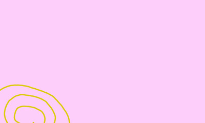 peach background with abstract circle lines in the bottom corner