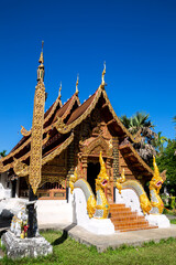 Wat Sri Donchai the first temple in Pai District aged over 700 years it a famous travel place