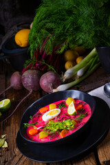 Botwinka Polish spring beetroot soup