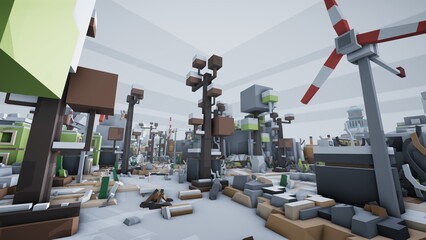 VoxelWorld - Minceraft in Roblox Universe. © Maciej