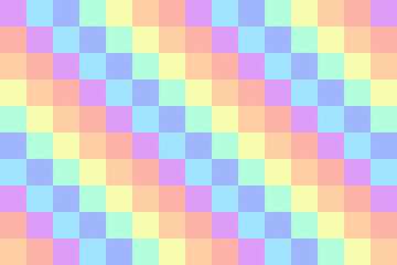 Colorful pastel color square background and wallpaper